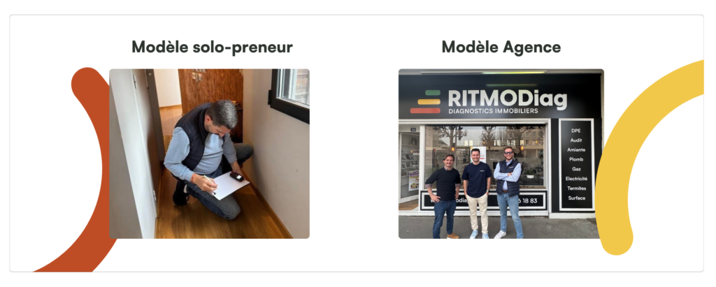 Deux modèles pour la franchise diagnostic immobilier : modèle solo-preneur et modèle agence